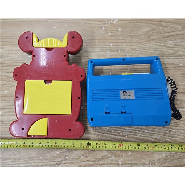 Vintage Mickey Etch & Sketch, Mickey Cassette Player