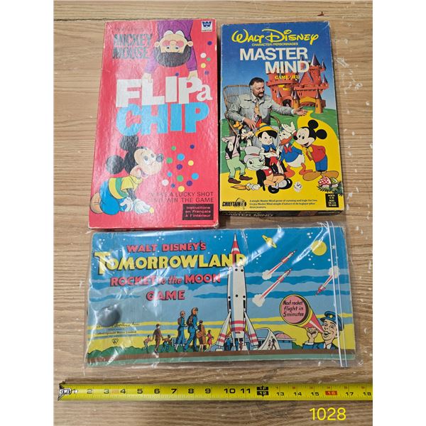 (3) Vintage Disney Games