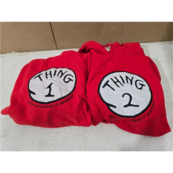 Dr. Suess “Thing 1” & “Thing 2” Adult Hoodies – Size Me