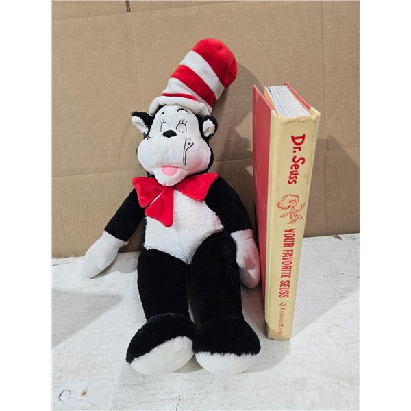Dr Suess Book & Cat in the Hat Plush Toy