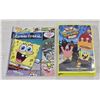Image 8 : Sponge Bob Lot inc. (2) Sweatshirts (Lrg), (3) Ty Plush Figures, Movie & Comic