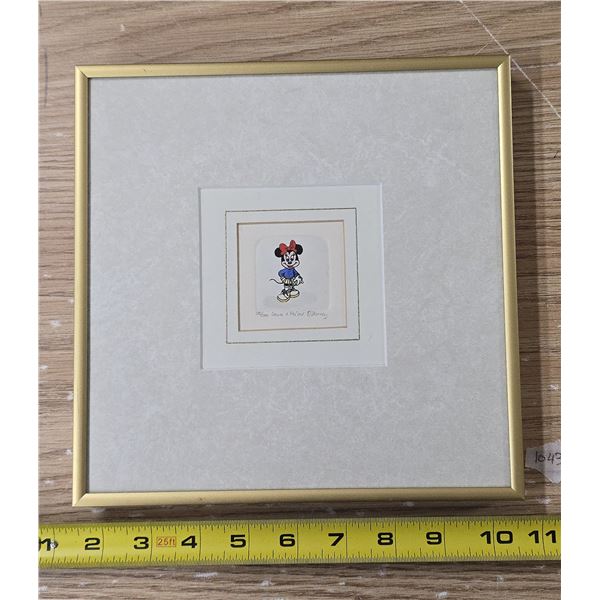 Framed 9" Limited Edition Disney Minnie Mouse Print #289/500
