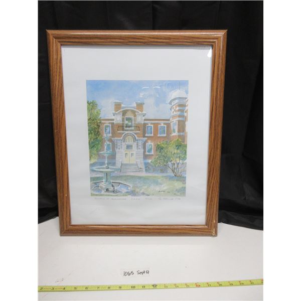 Prince Albert Collegiate Institute picture (18 x 22 inches)