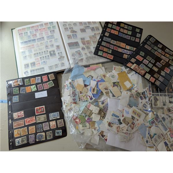 Large stamp collection
