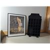 Image 1 : Framed Midsummer Eve print, compartment shelf