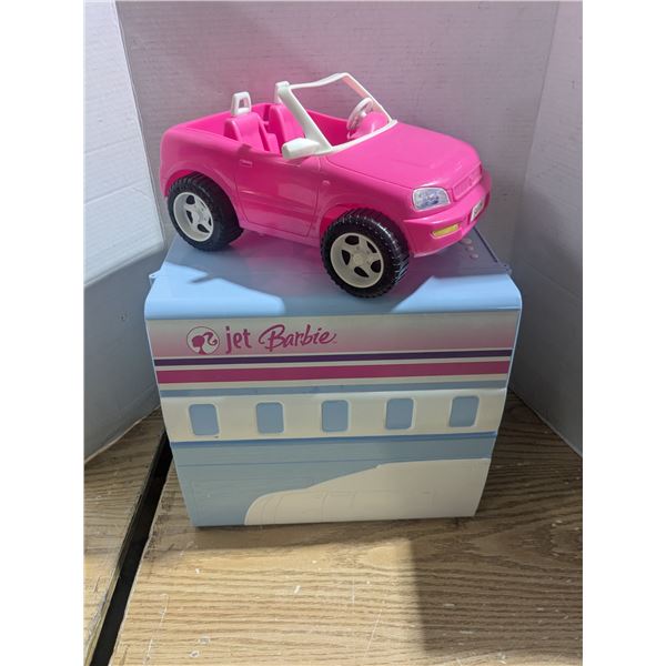 Barbie Car and Jet/Party Boat Combo