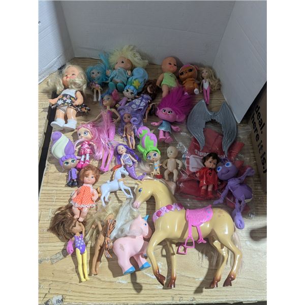 Assorted Doll & Toy Lot