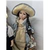 Image 2 : (4) Porcelain Dolls w/ Stands