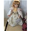 Image 2 : (5) Porcelain Dolls w/ Stands