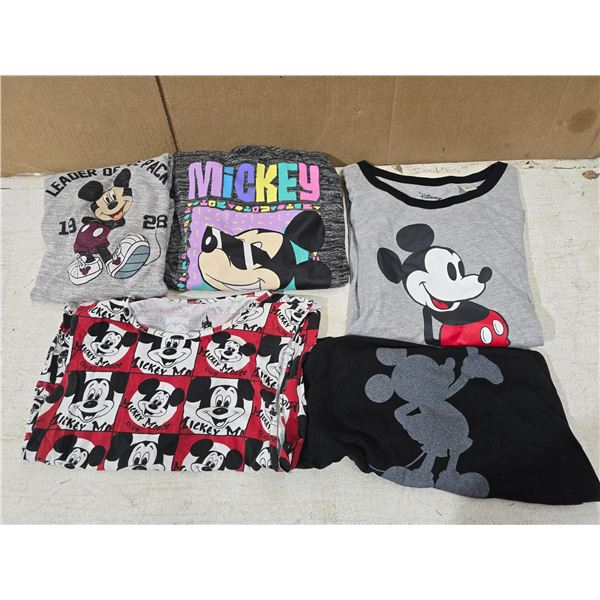 (5) Micky Mouse Shirts inc. Vintage & New/Like New  - Size Ladies Med