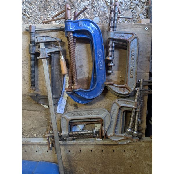 Lot of Old C-Clamps
