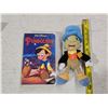 Image 1 : Pinocchio VHS Movie & Jiminy Cricket Plush