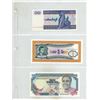 Image 3 : Binder of Foreign Currency. (Total 14 Banknotes) - All Uncirculated/New.