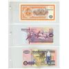 Image 5 : Binder of Foreign Currency. (Total 14 Banknotes) - All Uncirculated/New.