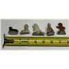 Image 1 : (5) Vintage Wade Whimsies porcelain miniature figurines.