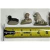 Image 2 : (5) Vintage Wade Whimsies porcelain miniature figurines.