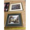 Image 4 : Collection of five framed decorative wall art.