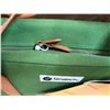 Image 6 : Tenalach Night & Day Frisjam game set packed in a green canvas carrying case with brown leatherette 