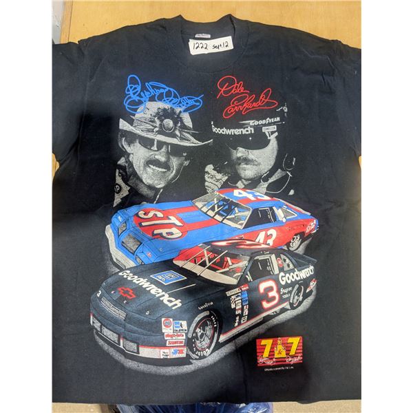 1990’s Richard Petty & Dale Earnhardt NASCAR T-Shirt, Size XL