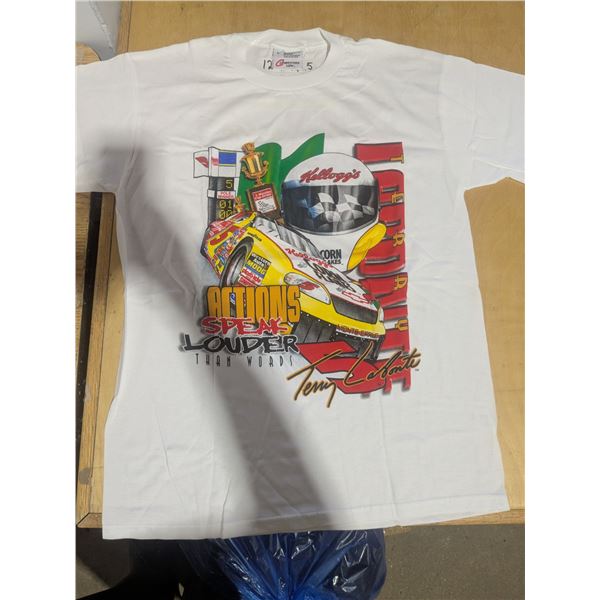 1990’s Tony LaBonte Kellog’s NASCAR T-Shirt, Size Med