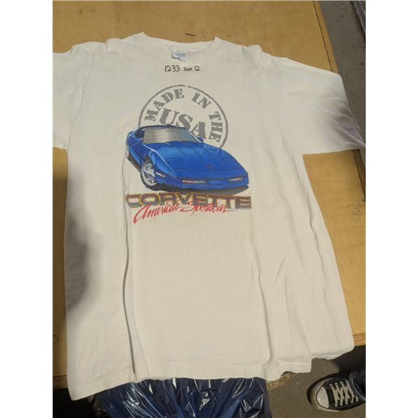 1990’s Corvette Made in USA T-Shirt, Size XL