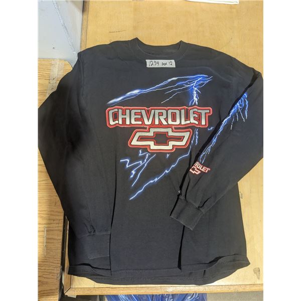 1990’s Chevy Racing Lighting Long Sleeve T-Shirt, Size XL