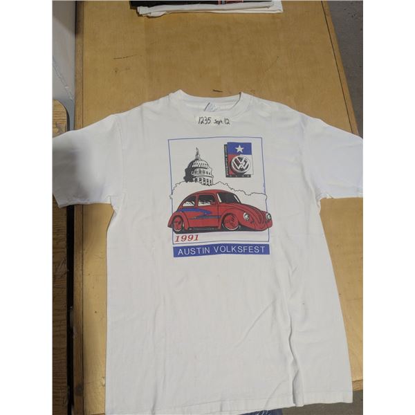 1991 Volkswagen Fest Austin Texas T-Shirt, Size L