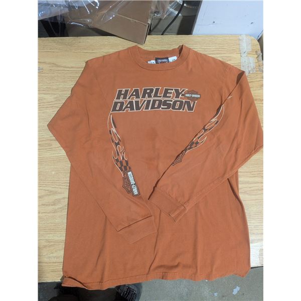 2008 Harley Davidson Gatineau Long Sleeve T-Shirt, Size L