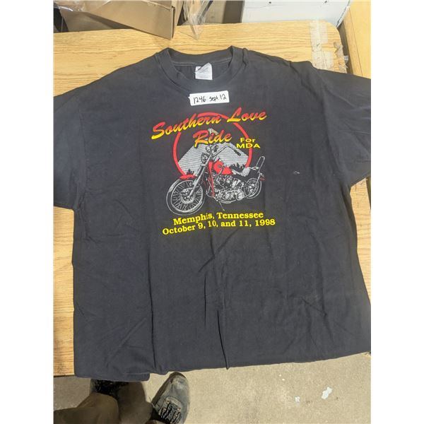1998 Memphis Tennessee Bike Rally T-Shirt, Size XXL