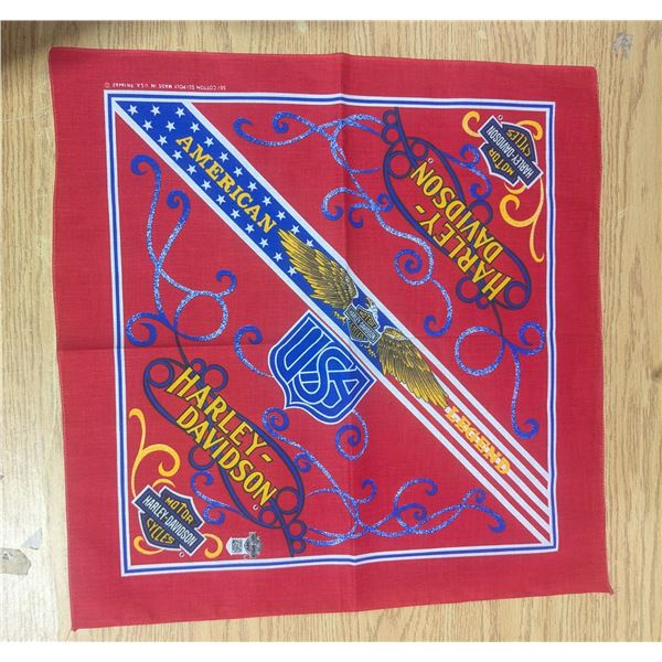 90’s Harley Davidson NOS Red Bandana