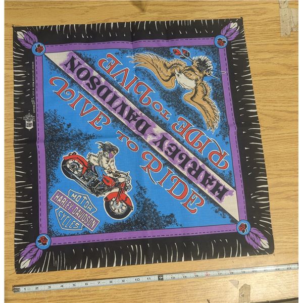 90’s Harley Davidson NOS Live to Ride Bandana