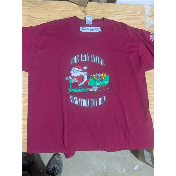 1999 Saskatoon Toy Run Biker T-Shirt, Size XL