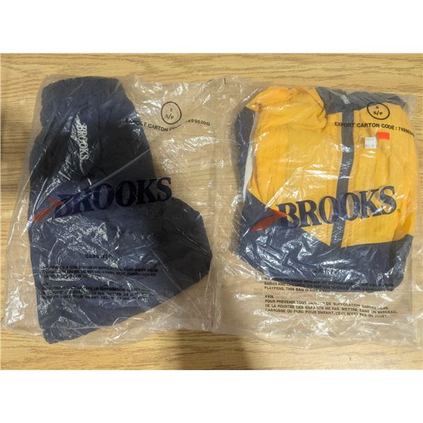 Brooks NOS Sealed Windbreaker & Pants, Size SM