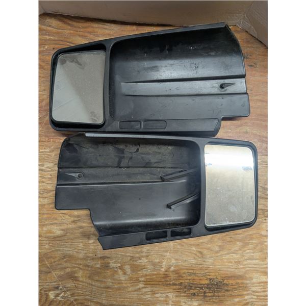 Truck Tow Mirrors w/ Mounting Clips