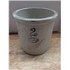 Image 1 : 2-Gal Redwing Crock – no cracks, two minor chips