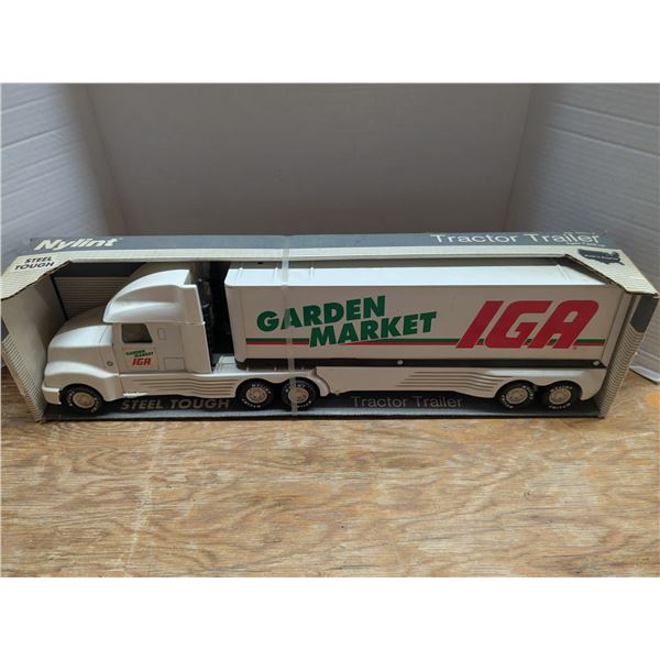 Vintage Collector IGA Toy Semi-Truck in Original Package