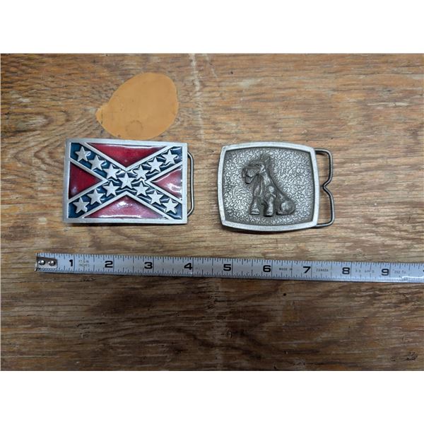 Vintage Metal Belt Buckles