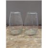 Image 1 : (2) Dominion Glass Company Glass Railroad Lantern Globes – Made in Canada
