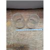 Image 2 : (2) Dominion Glass Company Glass Railroad Lantern Globes – Made in Canada