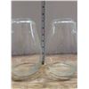 Image 3 : (2) Dominion Glass Company Glass Railroad Lantern Globes – Made in Canada