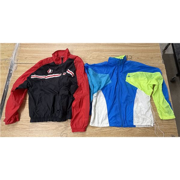(2) Nike Jackets. Size XL and L.