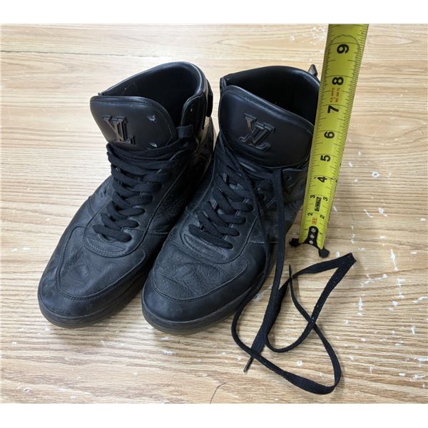 Louis  Vuitton high-top sneakers. (Used) - Size 10.5 or 11. (consignor states they are authentic, as