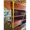 Image 16 : Large Solid 2 Pieces Wood China Cabinet. (Total Height 76 Inch, Length 81 Inch, Breadth 18 Inch)