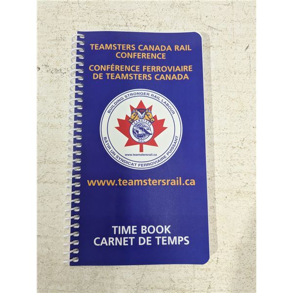 Teamsters Canada Rail Time Book - Mint/NM
