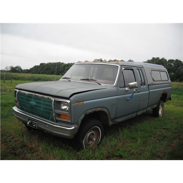1984 Ford F150 Supercab 4WD VIN: 1FTEX14Y7EKA07806