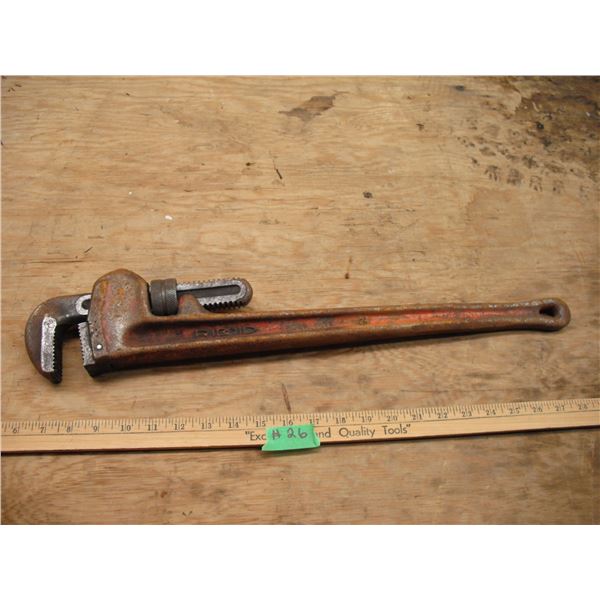 Rigid 24" pipe wrench