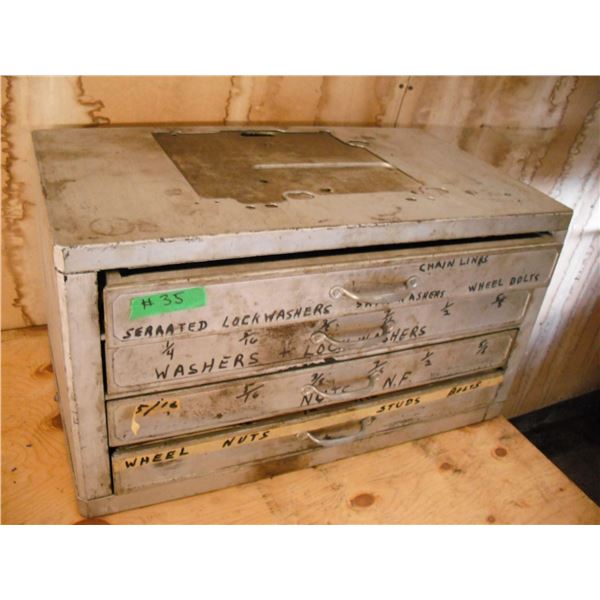4 drawer tool/parts cabinet - 27.5"x15.5"x15"H