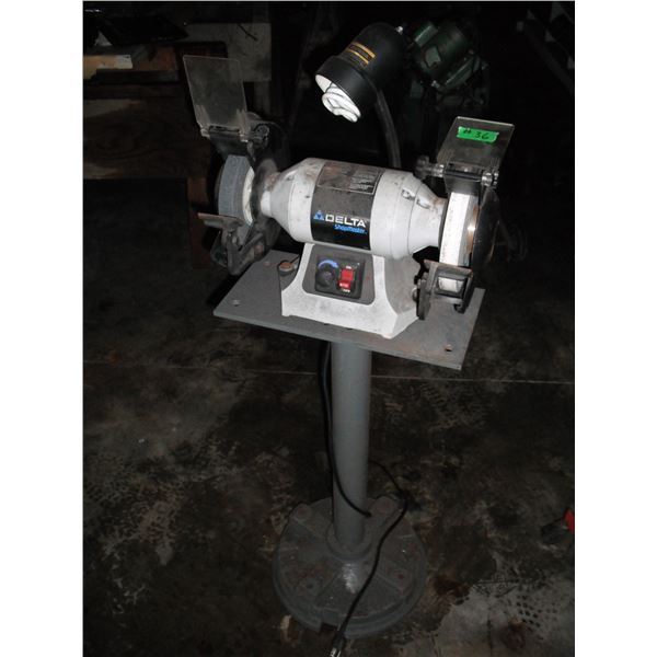 Delta GR450 bench grinder w/ stand
