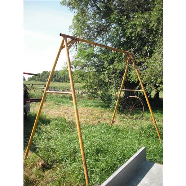 steel frame - approx. 8ft high