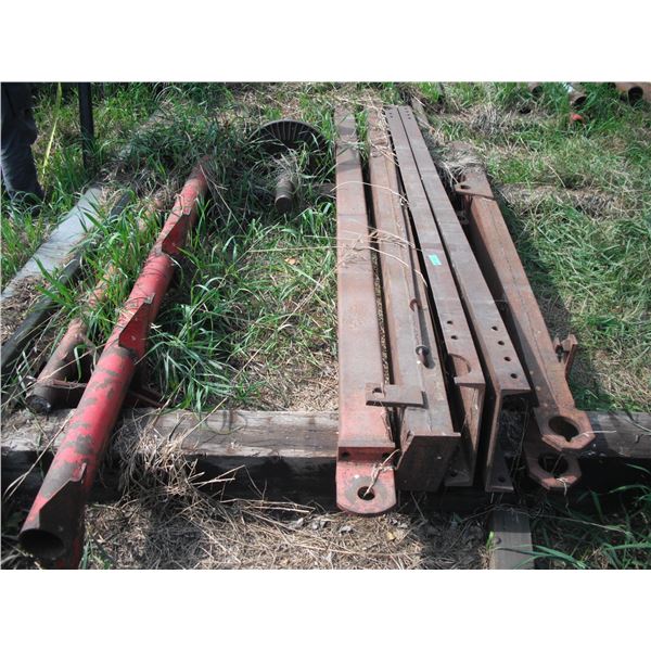 assorted steel beams -